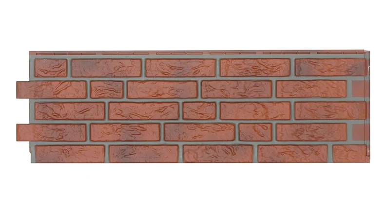 Zierer facade cladding clinker facing NB2 - 1130 x 359 mm red-flamed made of GRP