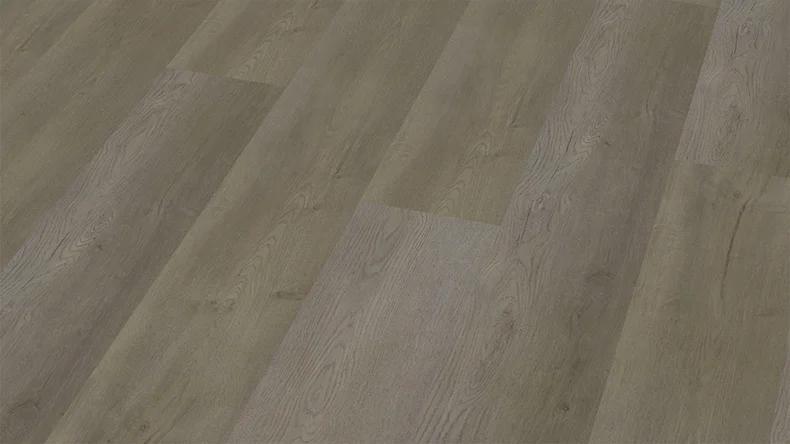 planeo Rigid Click Vinyl - Rovere grigio-marrone | Isolamento acustico integrato (KPC-S-567)