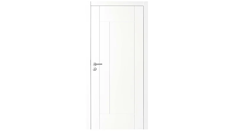 porta interna planeo laccata 2.0 - Kunz 9010 laccata bianca 2110 x 735 mm DIN R - cerniera rotonda RSP 3-t