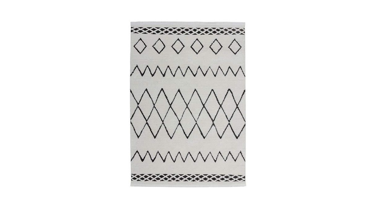 tapis planeo - Agadir 310 noir 160 x 230 cm