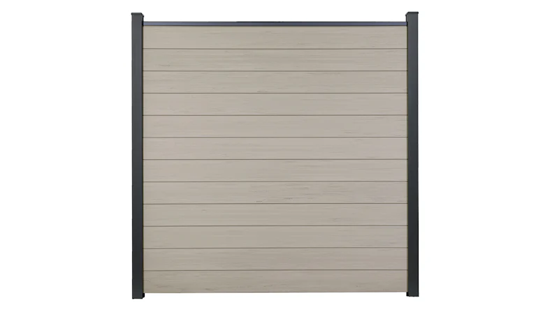 planeo Gardence Strong - BPC-Gartenzaun Quadratisch BiColor Sand