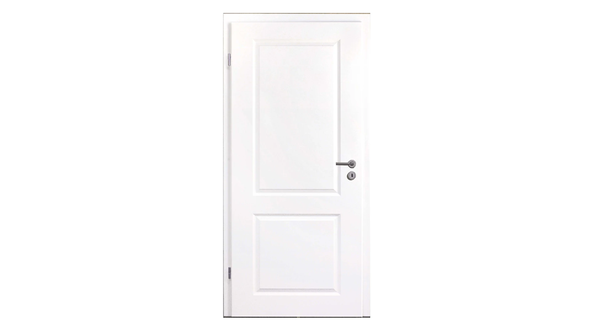 porta interna planeo casa di campagna 20 - 9016 laccato bianco 2110 x 610 DIN L - cerniera VSP rotonda 2-t