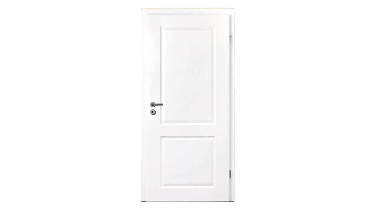 porta interna planeo casa di campagna 20 - 9016 laccato bianco 2110 x 610 DIN R - cerniera angolare VSP 2-t