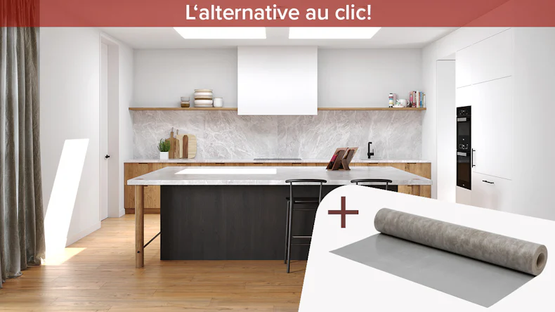 planeo Sol PVC clipsable - Art Concrete (STICK-PLDD2570-LAN)