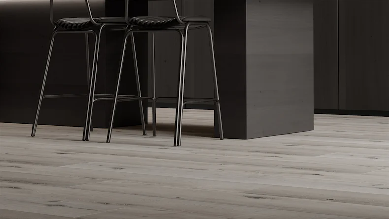 planeo Vinyle à clipser WPC - PUREtec MAX 50 EIR Light Grey Oak | Isolation phonique intégrée (RP-A50-5)