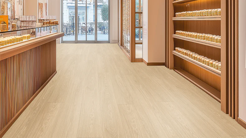 Gerflor Klebevinyl - Creation 40 Lounge Oak Beige | Synchronprägung
