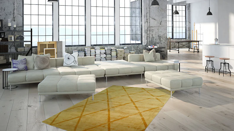 planeo Teppich - Luxury 210 Gelb