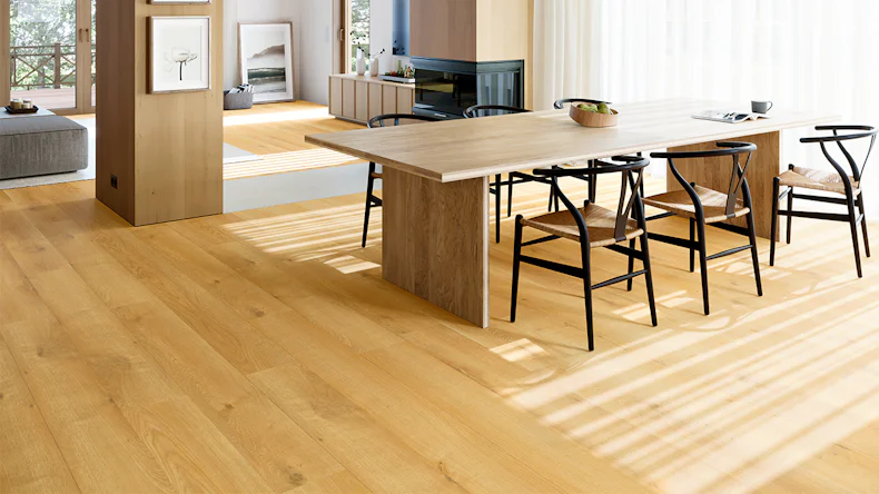 planeo Rigid Klick Vinyl - SolutionX 2in1 BigSize Maison Oak 1,83m lange XL Diele | Trittschalldämmung integr. (ECF-BS-84)