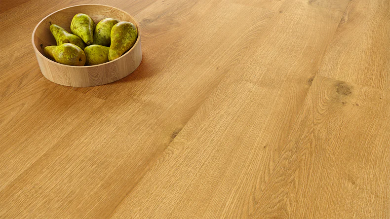 planeo Rigid Klick Vinyl - SolutionX 2in1 BigSize Maison Oak 1,83m lange XL Diele | Trittschalldämmung integr. (ECF-BS-84)