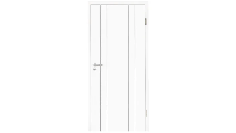 planeo Lack-Innentür Lack 2.0 - Maja 9010 Weisslack 1985 x 985 mm DIN R - Rund RSP Band 2-t