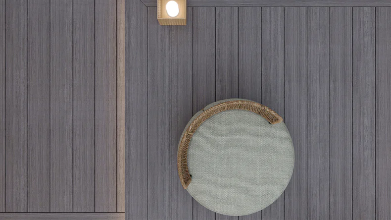 planeo MAXLine Antik - WPC CoEx ummantelte XL Terrassendiele Massiv - Grau 3m rustikal strukturiert/glatt gebürstet