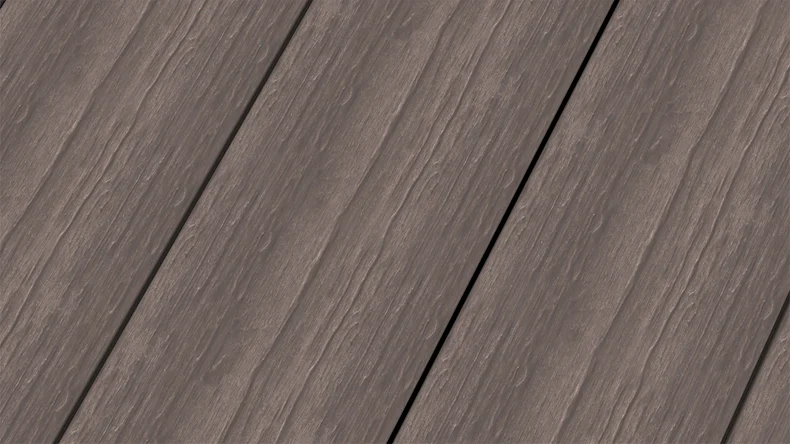 planeo MAXLine Antik - WPC CoEx ummantelte XL Terrassendiele Massiv - Grau 3m rustikal strukturiert/glatt gebürstet