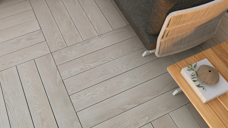 planeo Authoria PureBoard Terrassendiele Massiv - Light Lime Oak 3.6m strukturiert