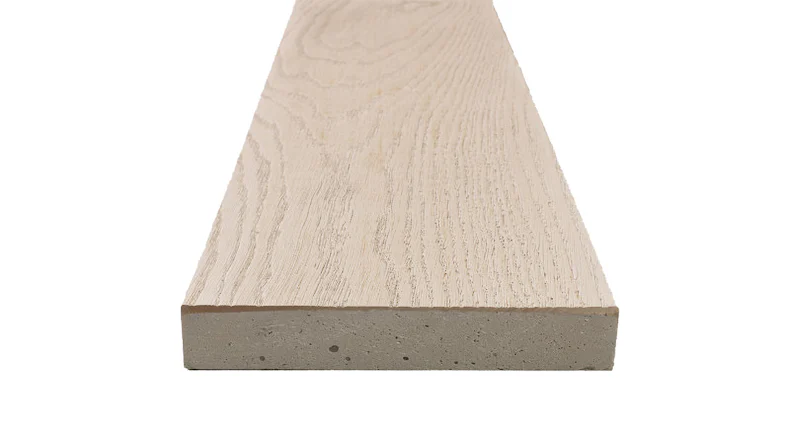 planeo Authoria PureBoard Terrassendiele Massiv - Light Lime Oak 3.6m strukturiert