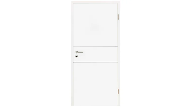 planeo Lack-Innentür Lack 2.0 - Meika 9010 Weisslack 1985 x 985 mm DIN R - Rund RSP Band 2-t