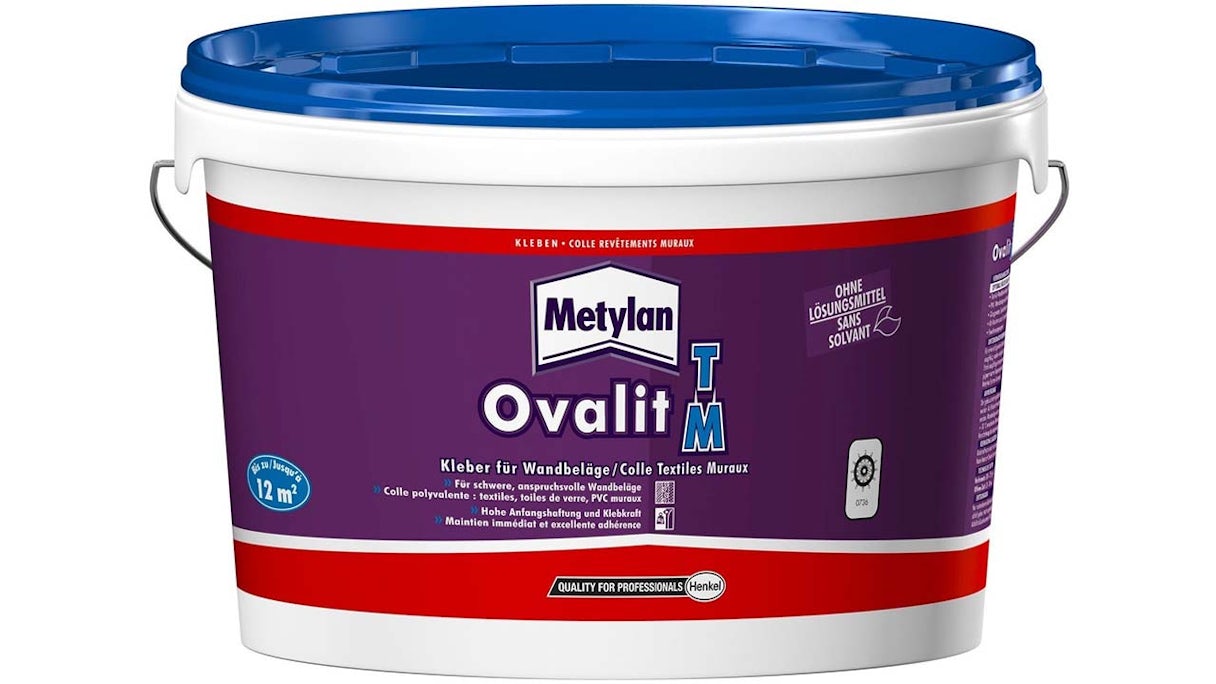Metylan Ovalit TM colle pour revêtement mural blanc 3kg