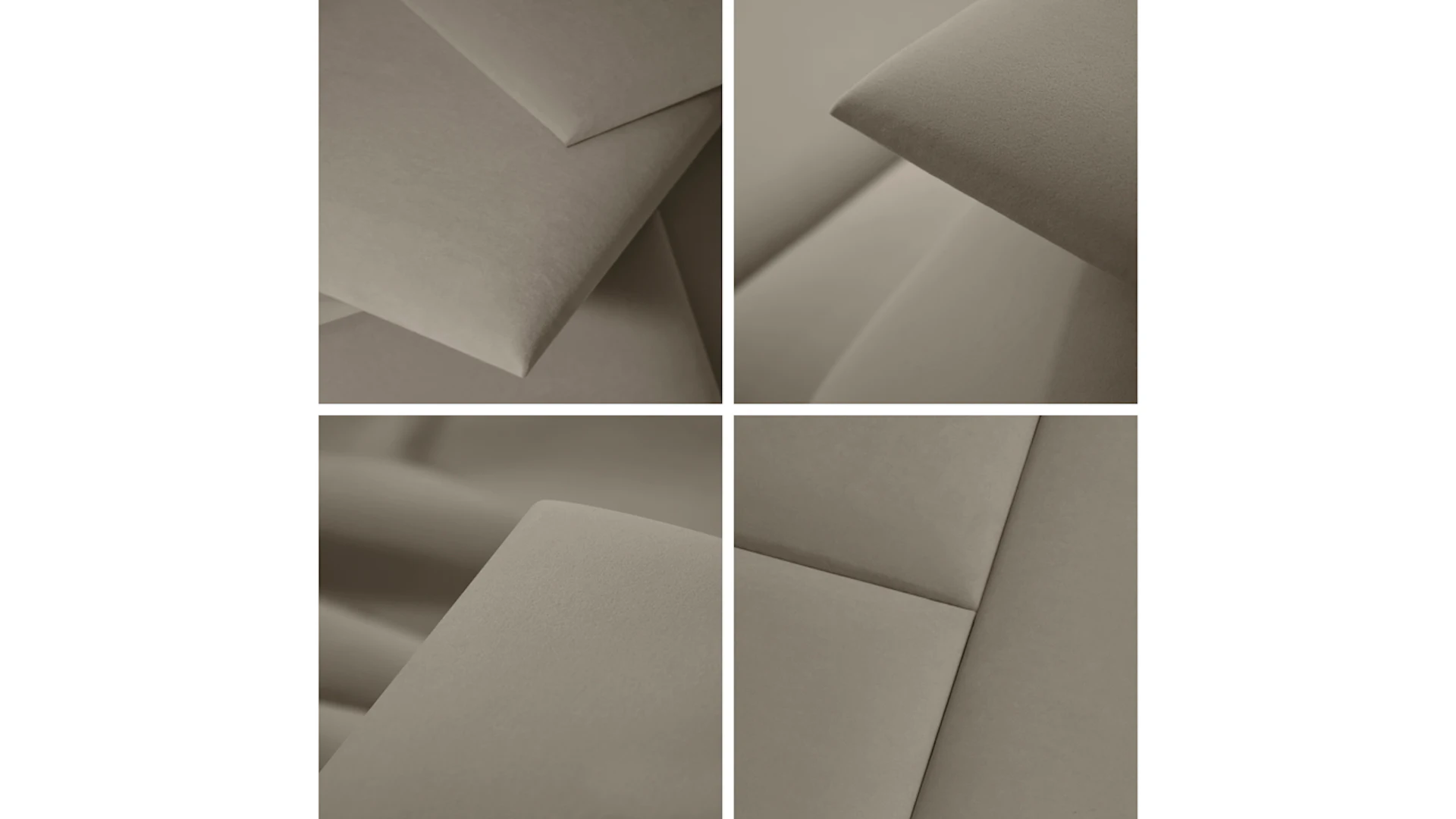 planeo ComfortWall - Acoustic wall cushion 30x30cm silk grey