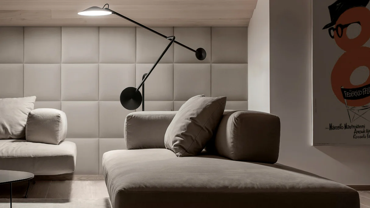 planeo ComfortWall - Acoustic wall cushion 30x30cm silk grey