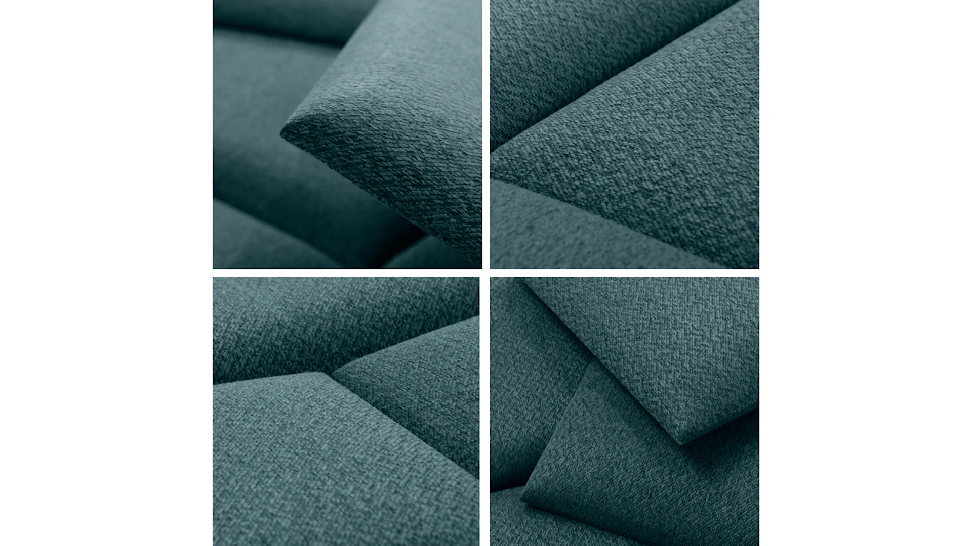 planeo ComfortWall - Acoustic wall cushion 30x30cm water blue