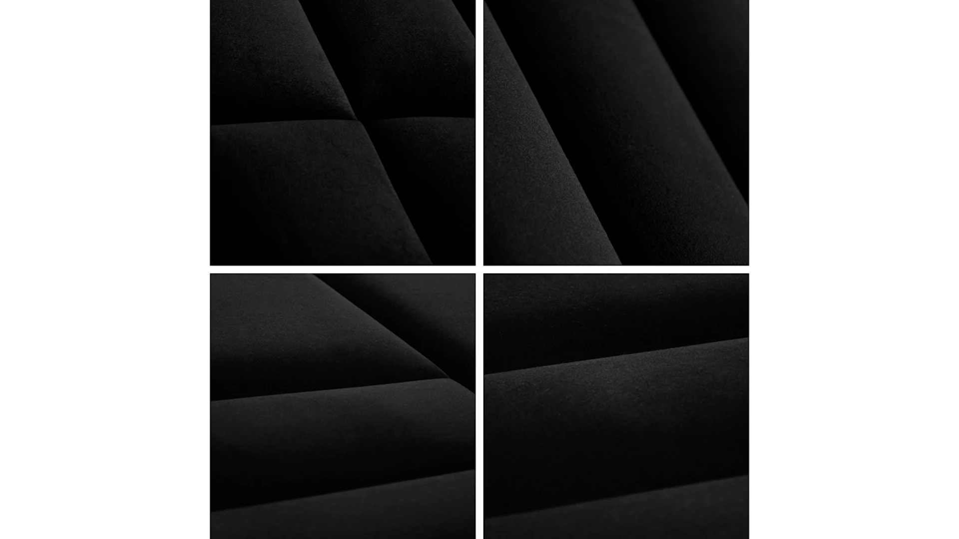 planeo ComfortWall - Acoustic wall cushion 60x15cm Black