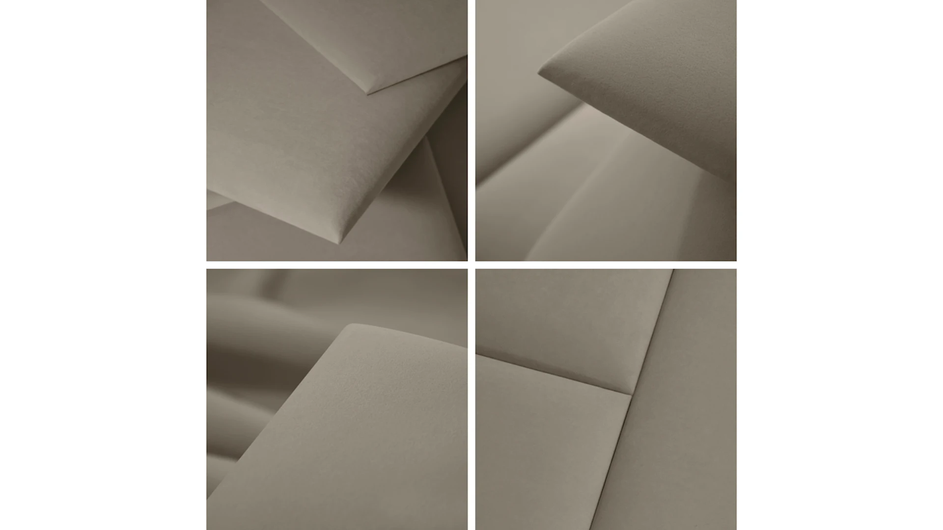 planeo ComfortWall - Acoustic wall cushion 60x30cm silk grey