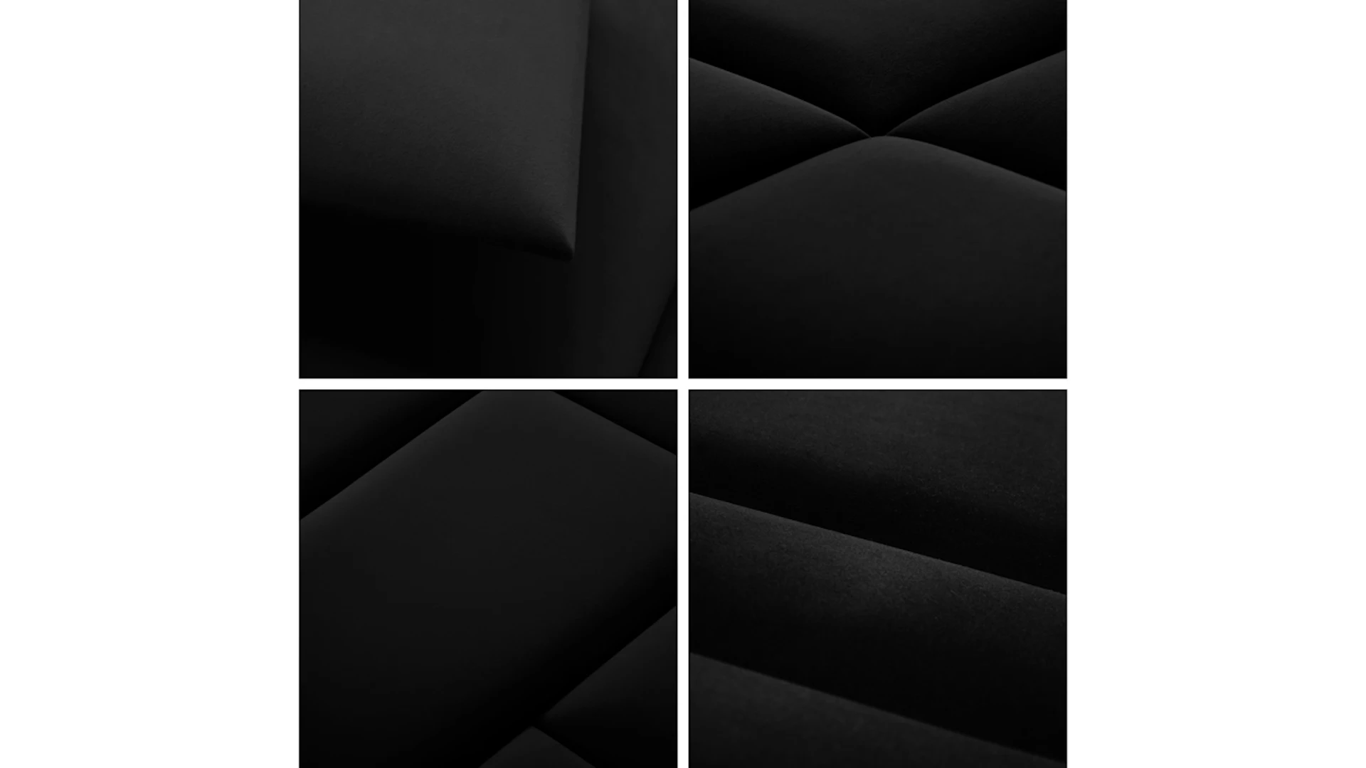 planeo ComfortWall - Cuscino da parete acustico 60x30 nero