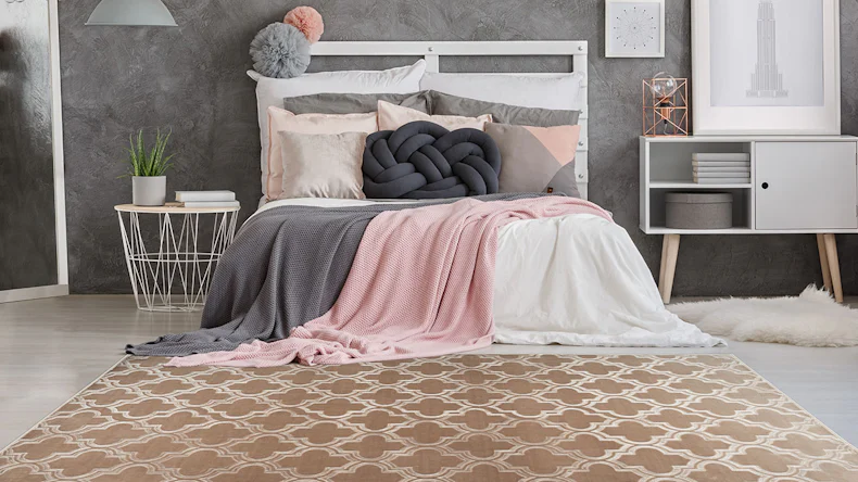 planeo Teppich - Monroe 100 Taupe 120 x 170 cm