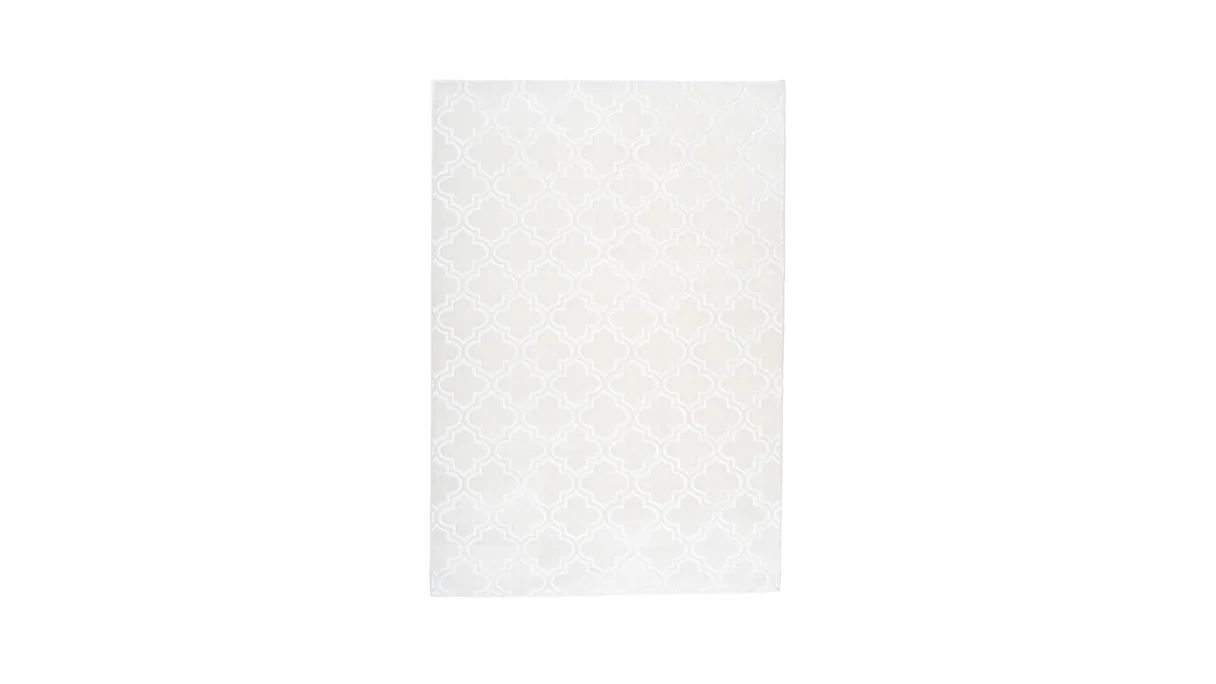 planeo Teppich - Monroe 100 Weiß 80 x 150 cm