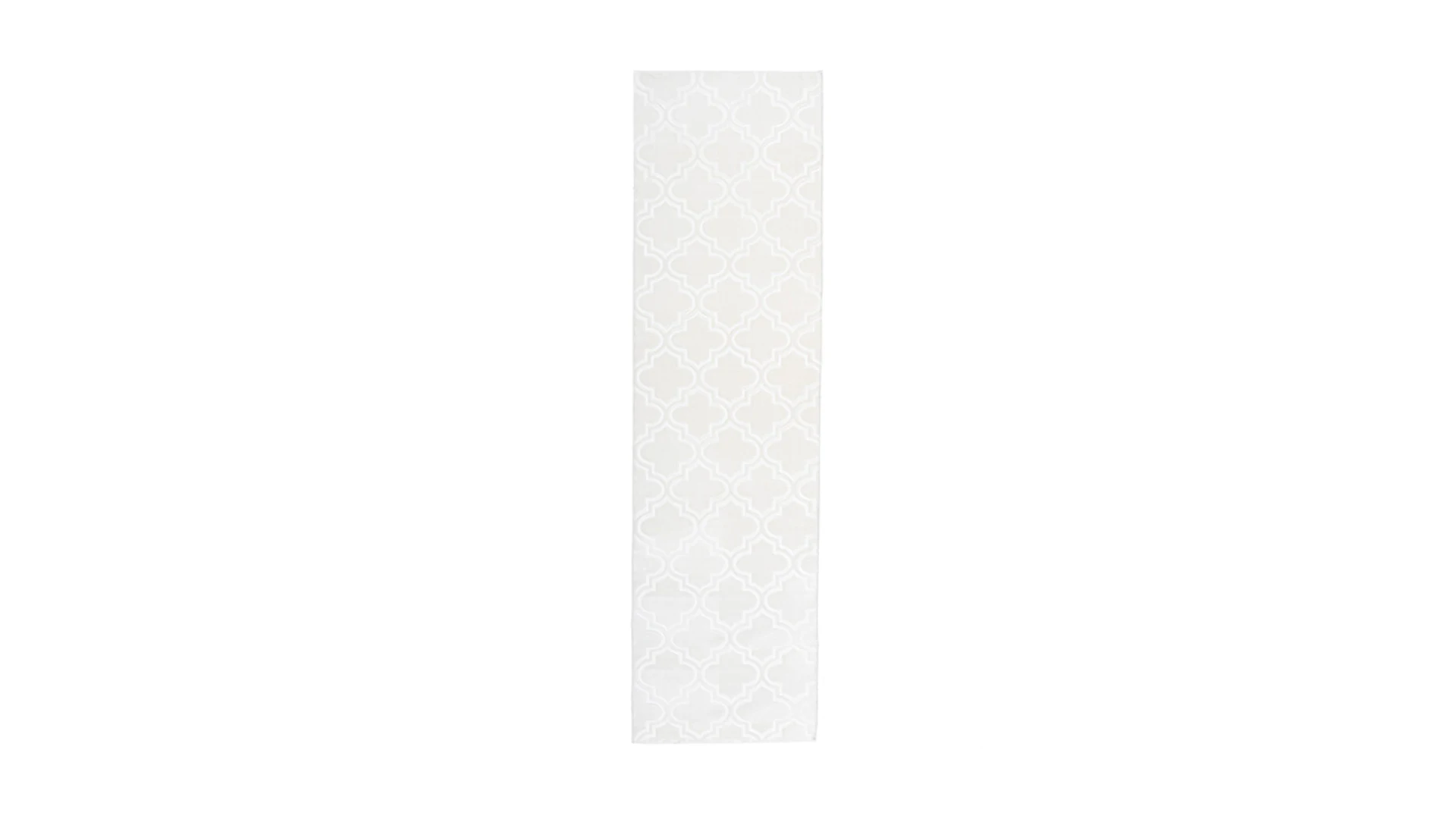 planeo Teppich - Monroe 100 Weiß 80 x 300 cm