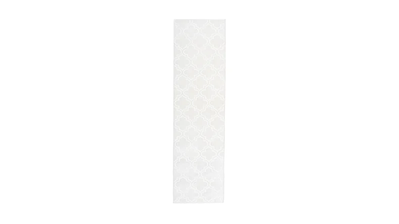 tapis planeo - Monroe 100 blanc 80 x 300 cm