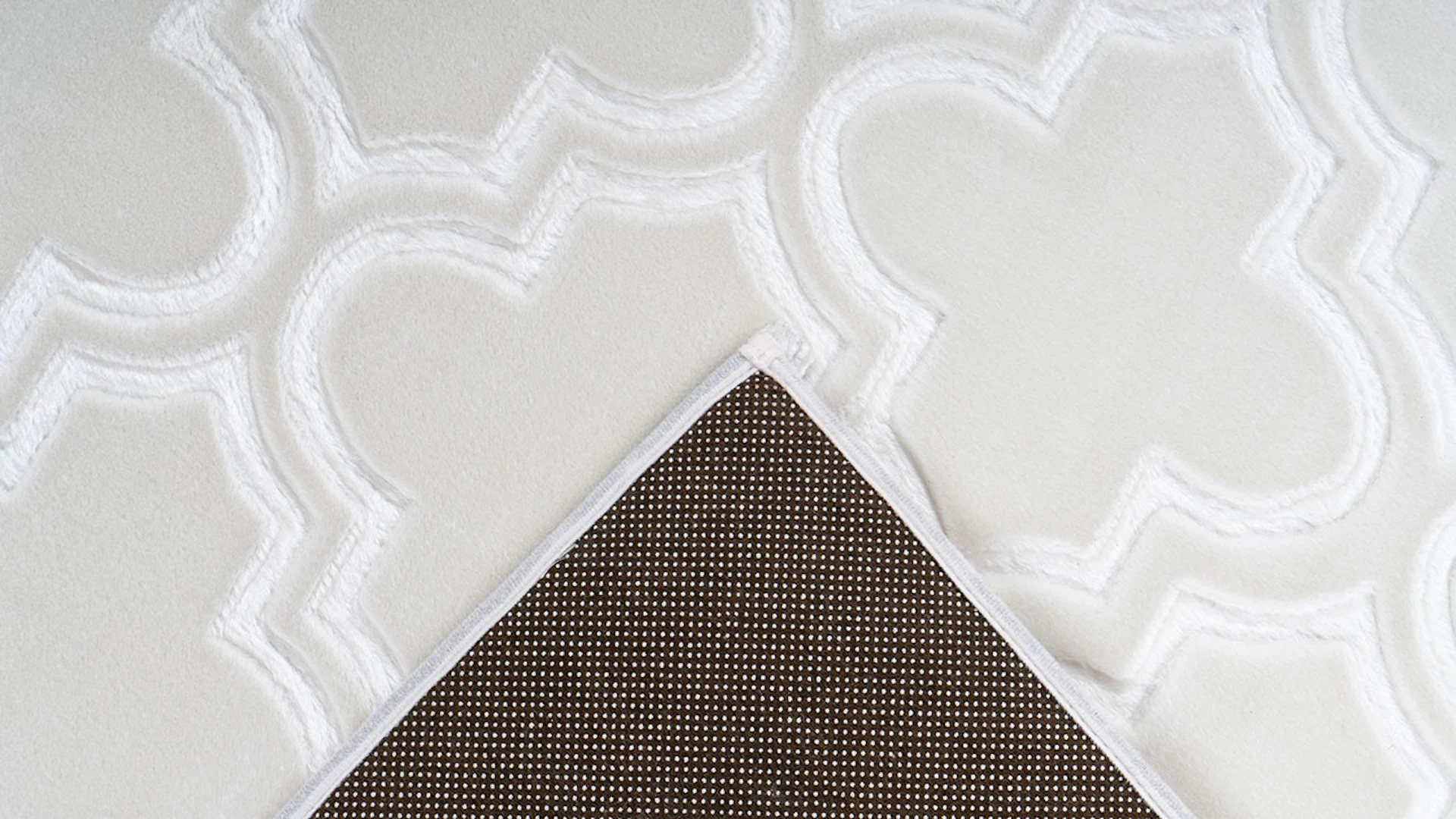 tapis planeo - Monroe 100 blanc 80 x 300 cm