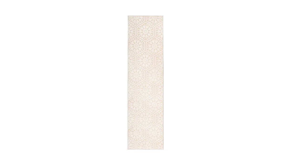 tapis planeo - Monroe 200 crème 80 x 300 cm