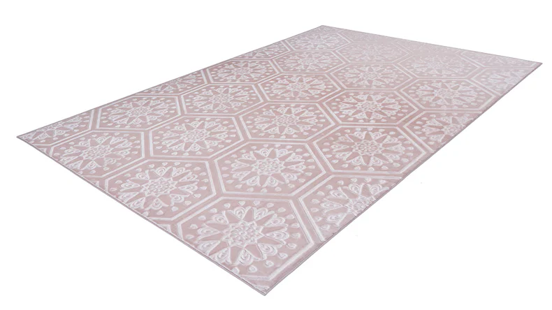 tapis planeo - Monroe 200 rose 80 x 150 cm