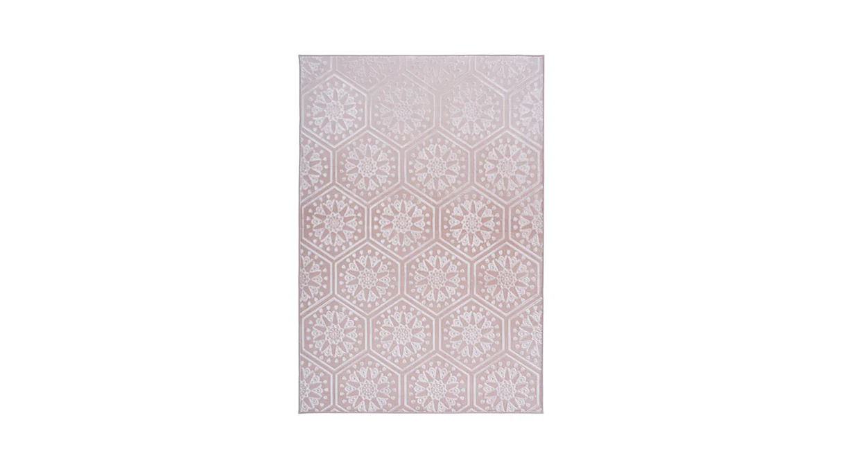 tapis planeo - Monroe 200 rose 160 x 230 cm