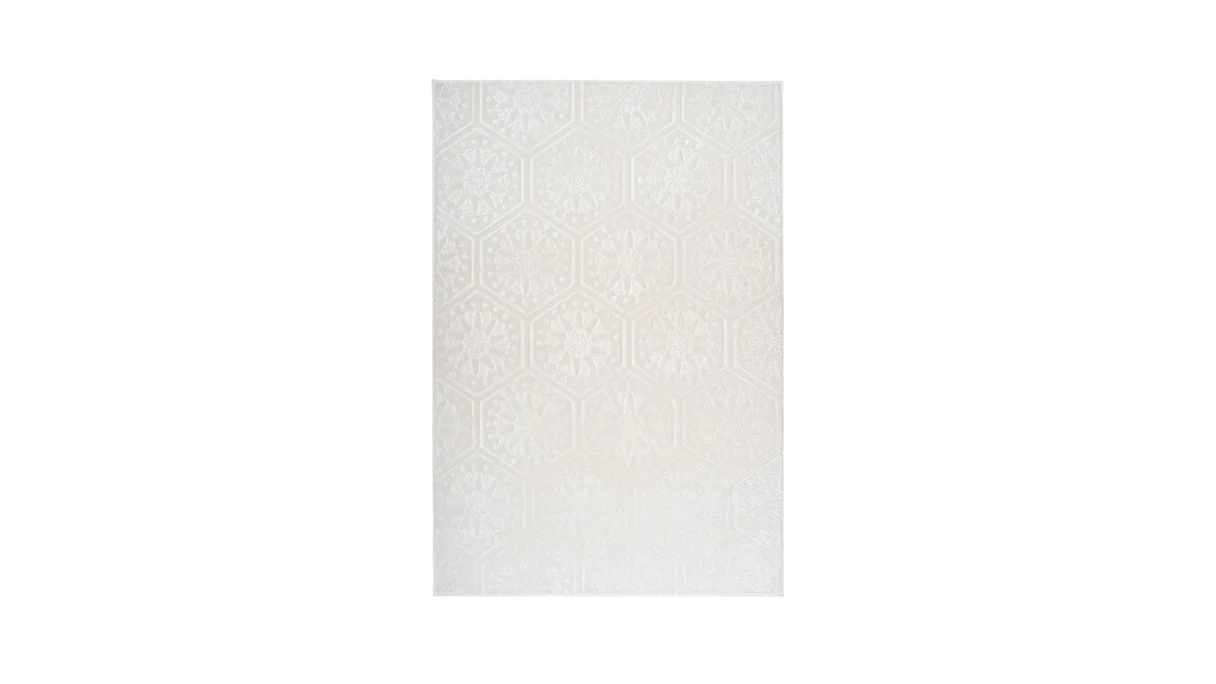 planeo Teppich - Monroe 200 Weiß 120 x 170 cm