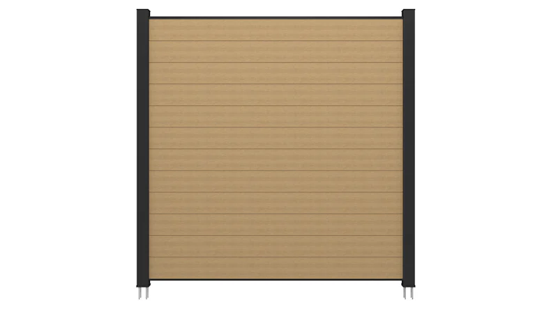 planeo INFINITY - WPC CoEx Steckzaun Sand 176 x 183 cm