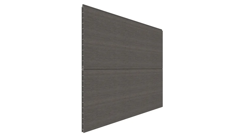 planeo INFINITY XL-Board - WPC CoEx Steckzaun Dunkelgrau 176 x 183 cm