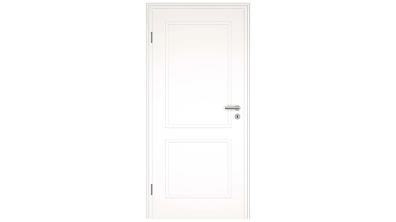 planeo Lack-Innentür Lack 2.0 - Nantje 9010 Weisslack 1985 x 860 mm DIN R - Rund RSP Band 3-t