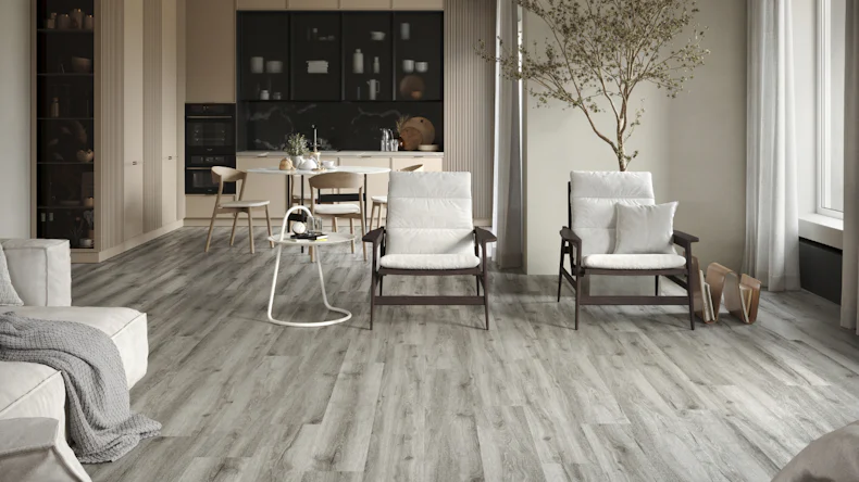 planeo Klebevinyl - Eiche Grau | Synchronprägung (NF-S-5881)