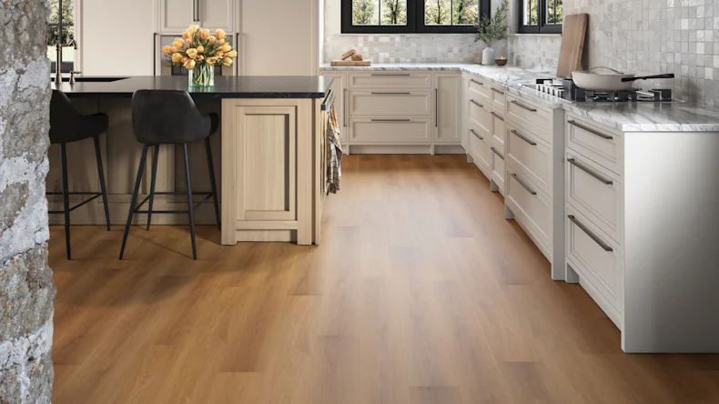 planeo Rigid Klick Vinyl - SMARTline Honey Oak | Trittschalldämmung integr. (NF-SL-583-N)