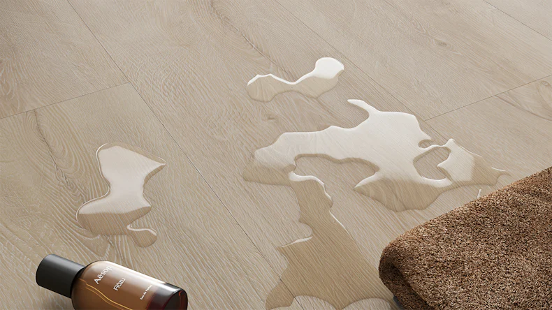 planeo Rigid Klick Vinyl - GRANDline Ivory Oak | Trittschalldämmung integr. (NF-GL-856)