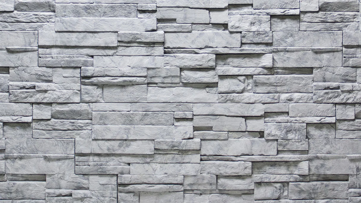 panneau de façade planeo aspect pierre - NoviStone Grigio 1054 x 334 mm