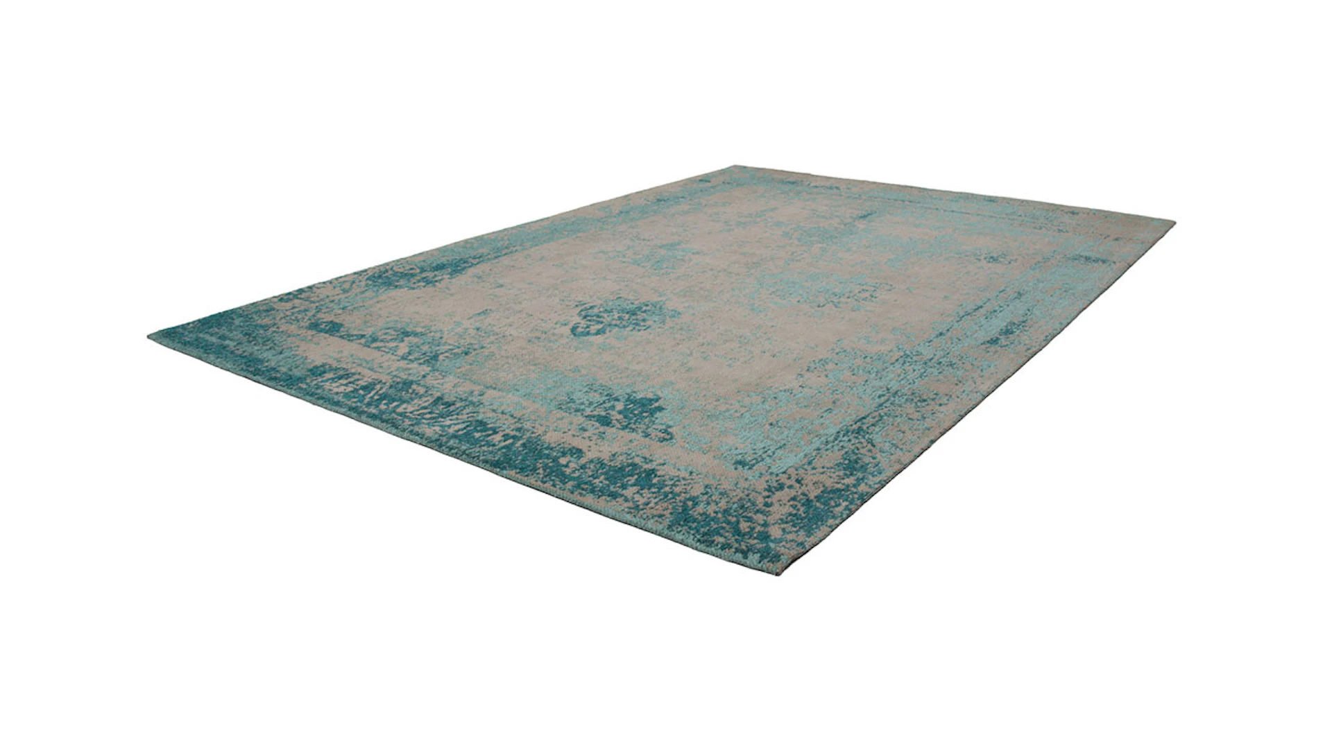 tapis planeo - Nostalgie 285 turquoise 80 x 150 cm