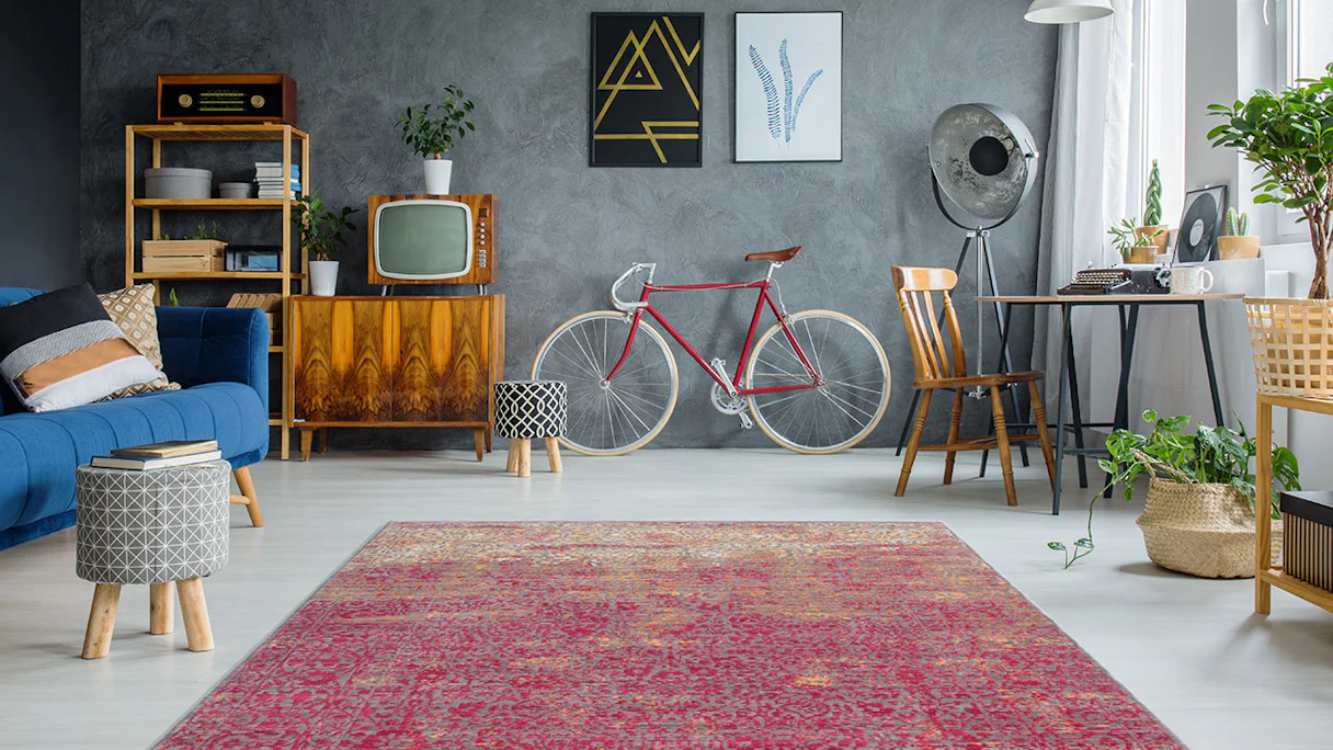 planeo carpet - Antigua 200 Orange / Red 120 x 170 cm