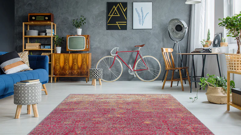 planeo Teppich - Antigua 200 Orange / Rot 80 x 150 cm