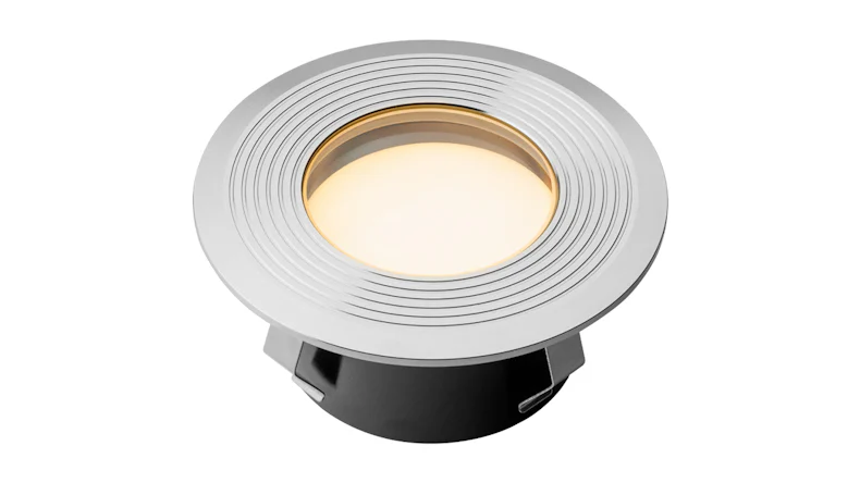 planeo Gartenbeleuchtung 12V - LED-Einbauleuchte Onyx 90 RS - 1.5W