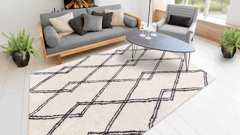 tapis planeo - Orlando 125 ivoire 80 x 150 cm