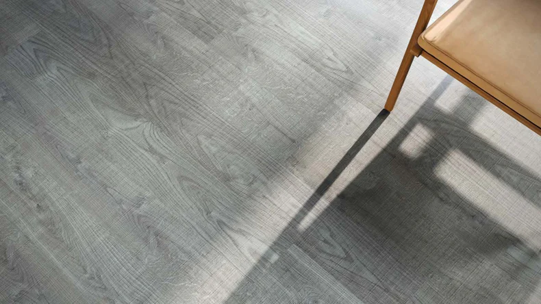 planeo Click vinyl - Rigid Icy Silver Slate | integrated impact sound insulation (P97206T)