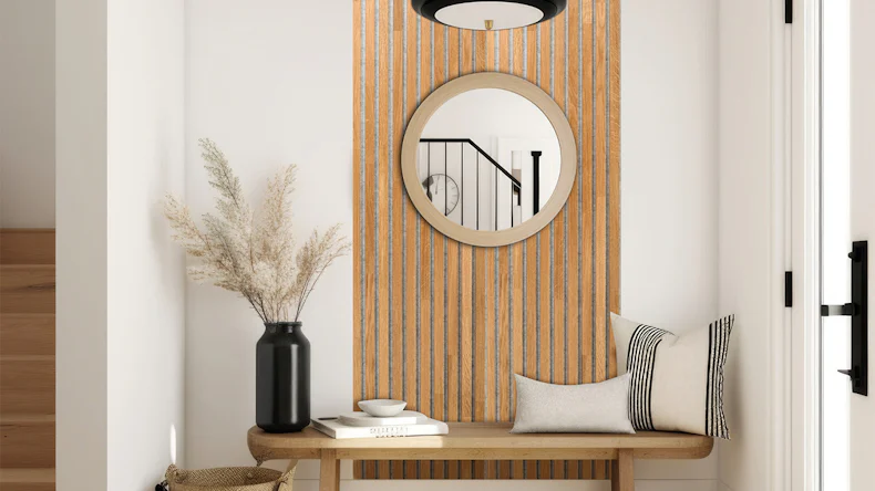 planeo Akustikpaneele - Massivholz Eiche/Grau