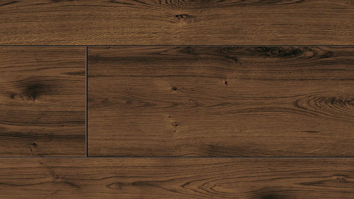 Parador Laminate Flooring Classic 1050 Smoked Oak Brushed Texture 4V-joint 1-plank wideplank